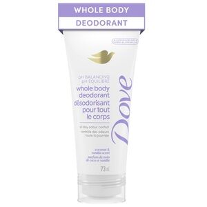 Dove Whole Body Deodorant Cream Coconut & Vanilla Scent 73ml